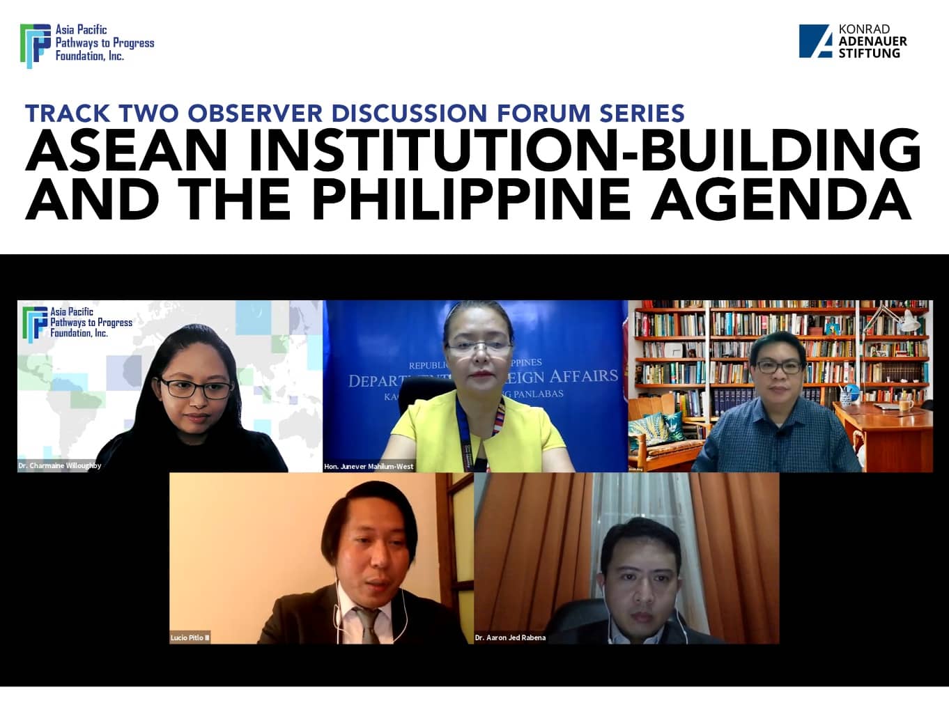 Track Two Observer: ASEAN Institution-Building and the Philippine Agenda