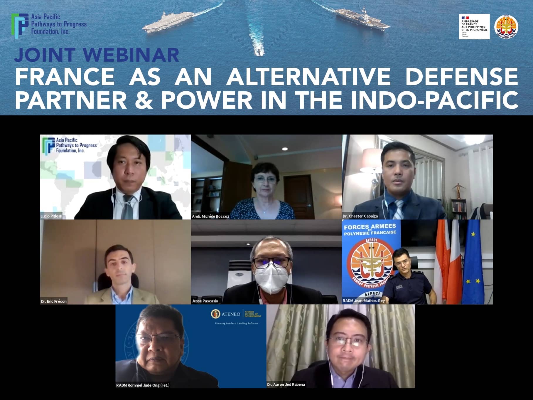 Webinar Discusses France as an Indo-Pacific Power